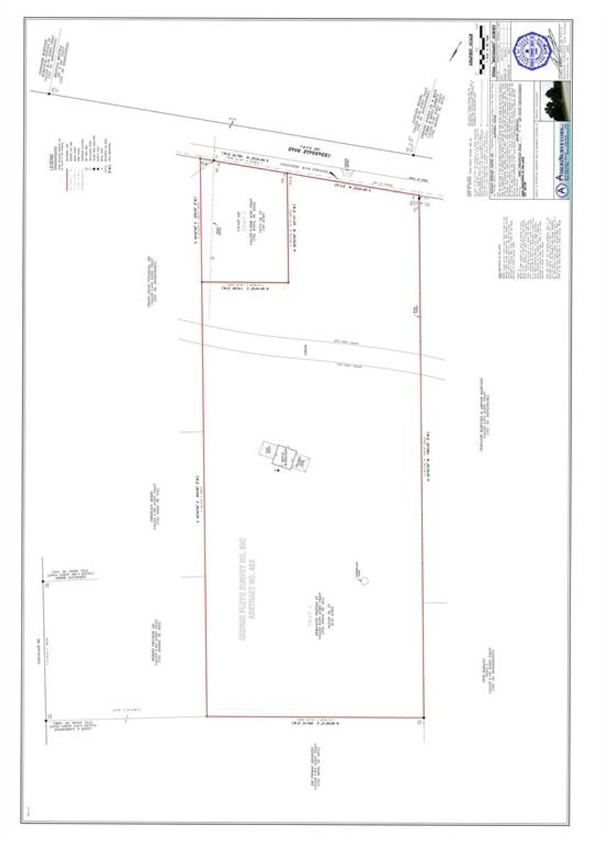 Approx 11.6 acres, area is thriving with warehouses, Fedex,Amazon and others. Property does have a creek. Please see survey for location.