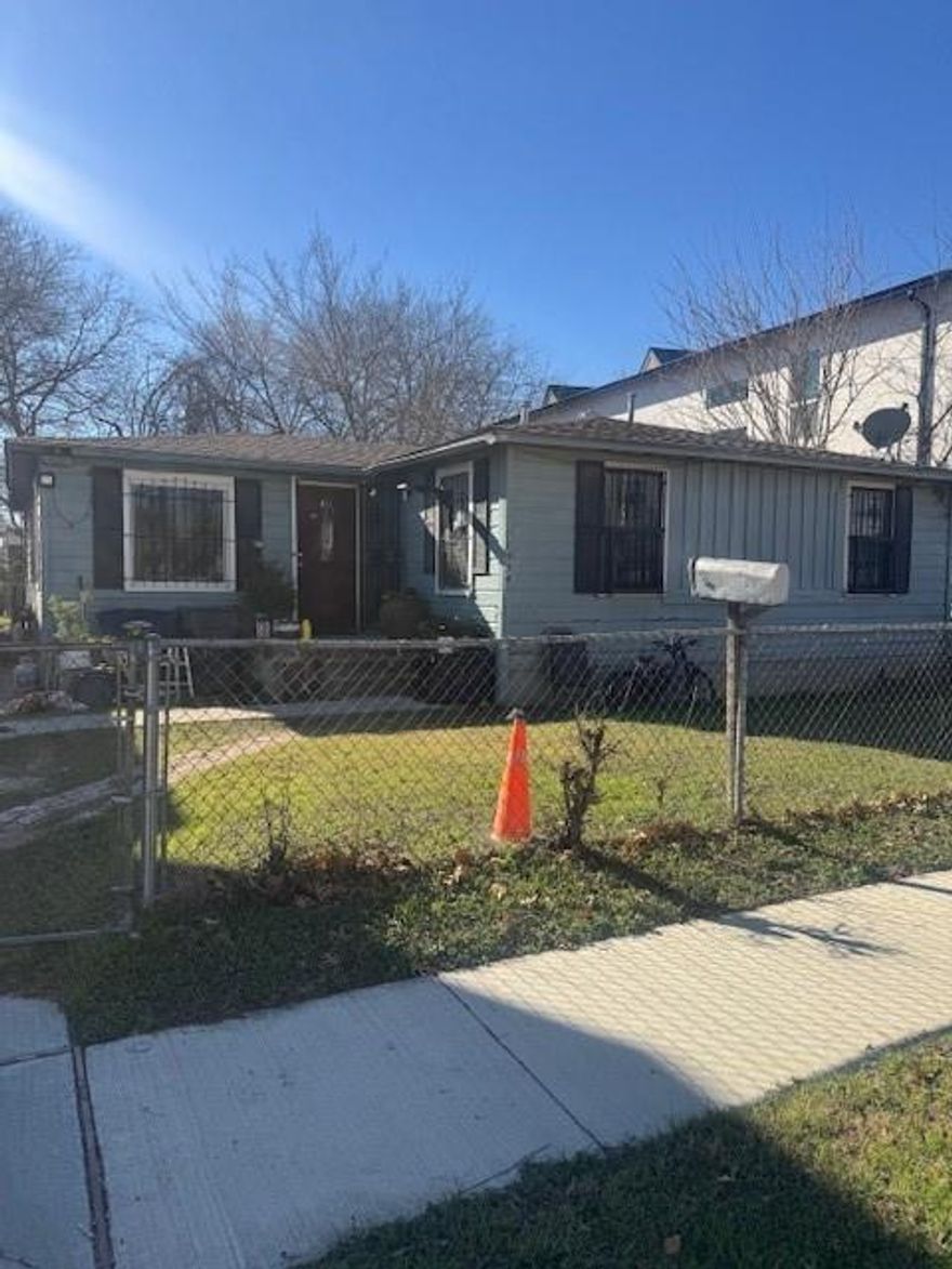 Excellent opportunity in a rapidly transforming Dallas neighborhood. This 3 bedroom, 2 bathroom home sits on a generous oversized lot and offers a large, flexible floorplan—ideal for investors, builders, or buyers looking to create their vision. The property presents multiple options: renovate and modernize the existing structure or take advantage of the lot size for a new construction project. Surrounded by ongoing development and new builds throughout the area, this location continues to show strong growth and future upside. Whether you’re considering a full remodel or a tear-down, this property offers solid potential in an evolving neighborhood with increasing demand. Sold as-is. Buyer to verify all information.