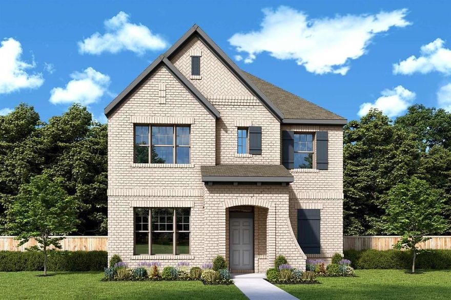 Let your design and décor inspirations come alive in the beautiful professionally decorated and fully furnished Hastin floor plan by David Weekley Homes. Leave the outside world behind and lavish in the everyday elegance of your Owner’s Retreat, featuring a serene en suite bathroom and walk-in closet. Each junior bedroom provides privacy, personality, and plenty of room to grow. Explore the boundless potential of the open-concept family room, dining space, study and gourmet kitchen on the first floor. This home comes with all new GE appliances. The indoor and outdoor lifestyle is alive with multiple sliding glass doors present in the family and dining room. Soaring ceilings, large windows and our EnergySaver™ features make it easy to love each day in this wonderful new home for the Grand Prairie, Texas, community of Goodland. Experience the LifeDesign? advantages of your new home in the Goodland community in Grand Prairie, Texas
