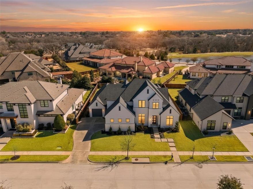 BEST AND FINAL OFFERS TODAY BY 4PM APRIL 9!!! Experience refined luxury in this move-in-ready estate located in one of Southlake’s most prestigious neighborhoods. This exceptional residence offers 5 bedrooms, 5.5 bathrooms, and 4,702 square feet of thoughtfully designed living space, blending timeless elegance with modern comfort. High ceilings, generous room sizes, and a seamless open layout create an ideal setting for both everyday living and entertaining.
Step outside to a private backyard retreat featuring a resort-style pool with cascading waterfalls, an in-ground fire pit with seating area, and a covered outdoor living space complete with TV. A fully equipped outdoor kitchen makes entertaining effortless year-round.
Showcasing quality craftsmanship and refined finishes throughout, this home is conveniently located near top-rated Carroll ISD schools, upscale shopping, dining, and major corridors—offering luxury, privacy, and convenience in the heart of Southlake.