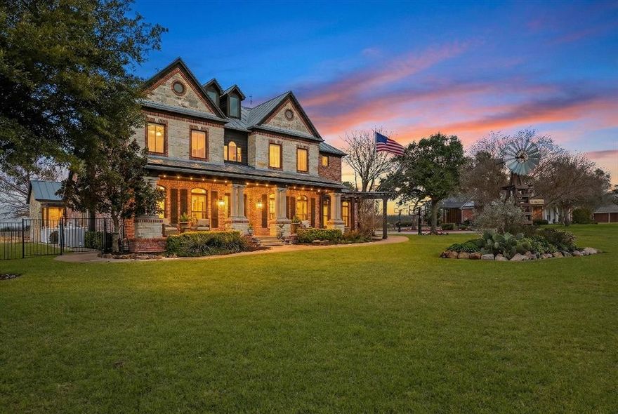 Welcome to 264 Equestrian Dr. where comfort, space and serenity come together beautifully. This home sits on a little over an acre of land and zoned to the highly regarded Rockwall ISD . The moment you arrive, the front porch is truly a dream and invites you to slow down, sip your morning coffee, and enjoy the surroundings. Thoughtfully designed, upon entering the front entry you are greeted by a formal dining room on the right and a bar in the next room on the left. A grand staircase that sets an impressive tone for the home. The kitchen features stainless steel appliances, decorative accents and an oversized island . Just off the kitchen is a dining area that remains open to the living room, creating an ideal flow for everyday living. Right pass the living room is the primary suite, complete with a newly remodeled bathroom that features a separate bath tub and shower that also includes a steam system . The primary walk in closet offers custom floor to ceiling cabinetry, providing exceptional storage and organization . Upstairs you'll find three nice sized bedrooms with walk in closets, two full bathrooms and a media room . The backyard oasis includes an oversized island on the covered back porch with multiple sitting areas, a fire pit, hot tub and a pool house that has a half bath and dry sauna . For even more versatility the expansive five car garage offers exceptional flexibility for RV parking, boats, trailers, multiple vehicles, ATV's , a golf cart or for those needing additional space to accommodate hobbies and recreational interests . Located above the garage and accessed through an overhead door is a spacious game room creating the perfect retreat for entertaining, hobbies, or guests. For horse owners and equestrian enthusiasts, this gated community also features a shared barn for resident horses at a reasonable monthly fee . With room to roam and space to gather, this property offers a lifestyle that’s hard to find and even harder to leave.