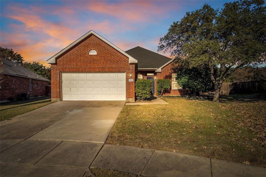 This charming one story home offers 3 bedrooms, 2 bathrooms, and is located in the heart of McKinney, Texas. Inside, you’ll find an office, formal dining room, and a cozy breakfast room. The kitchen features a breakfast bar perfect for barstools and opens seamlessly to the living room, which is highlighted by a tiled gas-starter fireplace.

The spacious primary suite includes a walk-in closet, dual sinks, a garden tub, and a separate standing shower. Each of the three bedrooms is equipped with ceiling fans for added comfort.