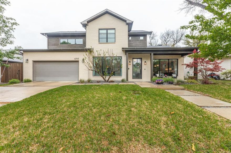 Immaculately maintained Lakewood Trails transitional with pool. Enter into light and bright foyer with views thru to the backyard oasis. Gorgeous kitchen with huge island, Bertazzoni appliances and walk in pantry open to living area with gas fireplace. Downstairs primary has a spa like bathroom with steam shower and garden tub. You’ll also find an office and a mudroom on the first floor. Upstairs offers 3 secondary bedrooms, a second living area and tons of storage. With 2 sets of sliding doors off the kitchen and living areas, escape to the peaceful outdoors.  You’ll enjoy a large covered patio with outdoor kitchen and fireplace, heated pool, turfed yard and a sport court. With automatic screens and a mosquito mist system, entertain and enjoy your outdoor space year round. Walk to SoPac trail, White Rock Lake, White Rock Park, Ridgewood Rec Center and soo much more!