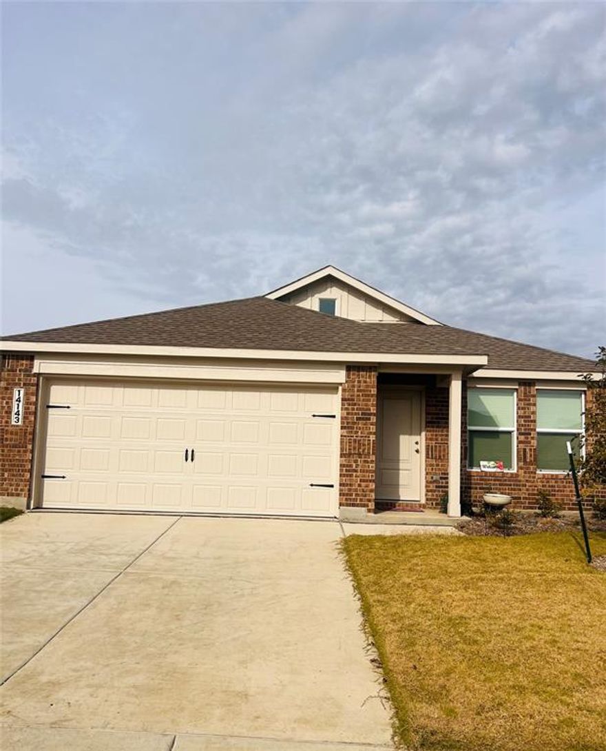 This brand new home is an ideal fit for a family, offering 3 bedrooms, 2 full bathrooms, and spacious living areas designed for comfort. The home comes move-in ready. The kitchen is fully equipped with a microwave, dishwasher, and gas stove. A 2 car garage with a garage door opener is also included. Available now!
Located in a community with great amenities, you’ll enjoy access to a pool and scenic walking trails. For pet policies, please call to inquire.
End-of-Year Special:
• $2,300 rent for December
• Additional rental discount available for leases longer than 12 months