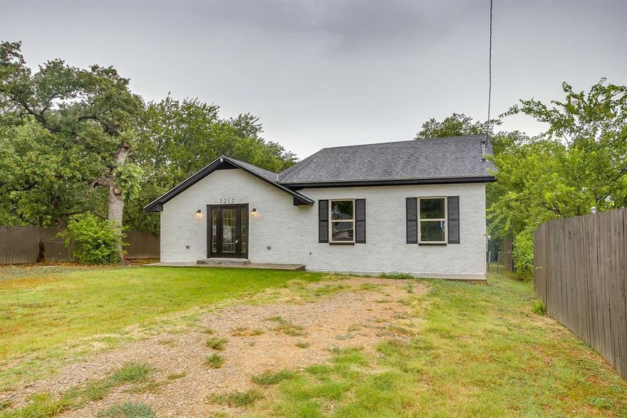 Fully Renovated & Move-In Ready!
Welcome to 1212 Hulme St in the heart of Bowie, TX — a beautifully remodeled home brought down to the studs for a complete transformation. Every detail has been thoughtfully updated, including brand-new laminate flooring throughout, modernized plumbing, and a new AC system for year-round comfort.

The open floor plan seamlessly connects the spacious living area to the stunning new kitchen, featuring luxury granite countertops, sleek cabinetry, and contemporary finishes. The modern, redone bathroom's offers fresh style and functionality.

Enjoy the large front and back yard, perfect for entertaining, gardening, or simply relaxing outdoors. Conveniently located near local schools and just minutes from Bowie Town Square, you’ll have easy access to shopping, dining, and community events.

This is your chance to own a like-new home in a great location — all the work has been done for you!