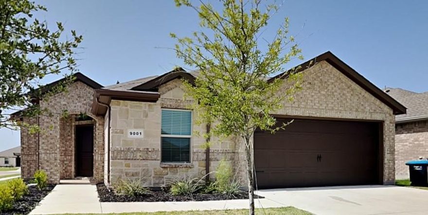 This contemporary 5-bedroom, 2-bathroom rental home, built in 2020, offers 2,127 sqft of modern living space. The bathrooms feature laminated vanity tops, large plate mirrors, a garden tub-shower combo, and dual sinks in the master bath. Ceiling fans can be easily added for year-round comfort. The fenced backyard provides the privacy you desire. Experience the perfect blend of style and convenience in this pristine rental home. Don't miss your chance to make it yours and embrace the future of comfortable living. All applications must be submitted through the Atlas Real Estate website.