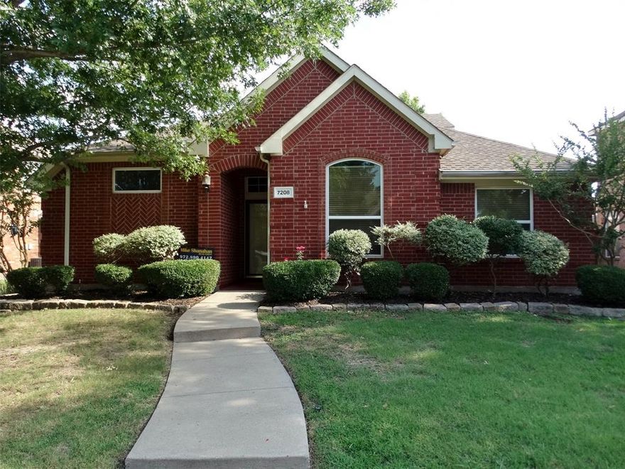 This beautiful home is centrally located in highly rated Frisco ISD, close to restaurants and conveniences.  The mainfloor features an open living floor plan with formal dining, family room, and spacious kitchen with moveable island and corian countertops.  All four bedrooms and 2 full bathrooms are on the mainfloor, with a large living room on the second floor.  The fourth bedroom has french doors allowing it to convert easily to a home office space.  Professional Property Management included.  Schedule your showing today!