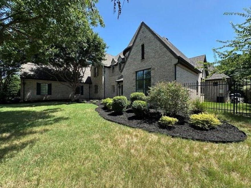 Beautiful custom home with 4 bedrooms, 4.5 baths, office, gameroom, media room and saltwater pool!  Features include open floor plan, vaulted and beamed ceilings, loads of builtins, stone accents, gorgeous island kitchen with breakfast bar and lots of beautiful cabinetry and builtins. This home just needs you and your personal touch.