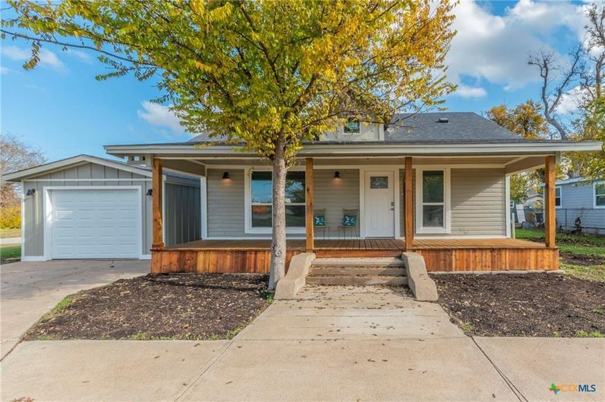 Come see this beautifully remodeled 3-bedroom, 2.5-bath home! With modern updates and plenty of natural light, this home feels bright and welcoming from the moment you step inside. Enjoy relaxing mornings or evenings on the spacious covered front and back porches—perfect for sipping coffee, hosting, or unwinding after a long day. The thoughtful updates make this cozy home a great fit for first-time buyers, investors, or anyone looking for a low-maintenance, move-in-ready space.