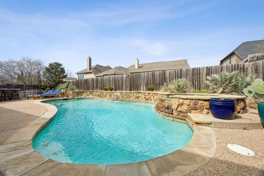 THE ULTIMATE BACKYARD OASIS IN KELLER ISD

Escape to your private sanctuary at 4317 Wexford Drive! This impeccably maintained 2,697 sq. ft. single-story gem is designed for those who love to host. The showstopper backyard features a sparkling pool with a new pump (2022) and custom programmable heating (2023), paired with a professional-grade outdoor kitchen boasting a Big Green Egg and gas grill.

Inside, the sun-drenched open layout flows into a spacious island kitchen, perfect for gatherings. Retreat to the primary suite, tucked away in a sought-after split-bedroom floor plan for ultimate privacy. With a new roof (2021), new water heater, and a transferable foundation warranty, this home offers total peace of mind. Located just minutes from the new H-E-B and premier dining. Luxury living has never been this convenient! Must see in-person.