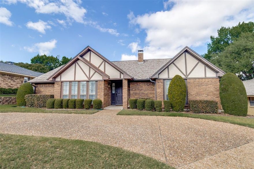 This charming one-story home,  in sought after MERRIMAN PARK Elementary, is a timeless 1970's floorplan with great space where it counts. Built in 1977 with thoughtful design and a comfortable flow between rooms, allows for wonderful spaces for entertaining; two large living areas, one with a brick fireplace, wet bar, 2 large eating areas, 3 bedrooms, and 2 full baths. The large primary bedroom has 2 complete dressing areas with sinks, and 2 walk in closets. Large closets throughout the house, with coat closet in the entry, a hall linen closet, and walk in closets in all bedrooms.  The backyard offers a covered patio, fenced yard and a 2 car attached garage, a plus for sure. The home offers a front circle drive.  This home has a new hot water heater, new plumbing, new HVAC plumbing work,  and the roof was replaced in 2019. This house has great bones!
Enjoy easy access to parks, shopping, and everything you love about the area. Fresh updates will elevate its original character and make it truly shine. Move in now, update as you go, and watch your vision come to life in an excellent school zone. A wonderful opportunity to bring your own style to a fantastic location, and call 9121 Church Rd your new family home!