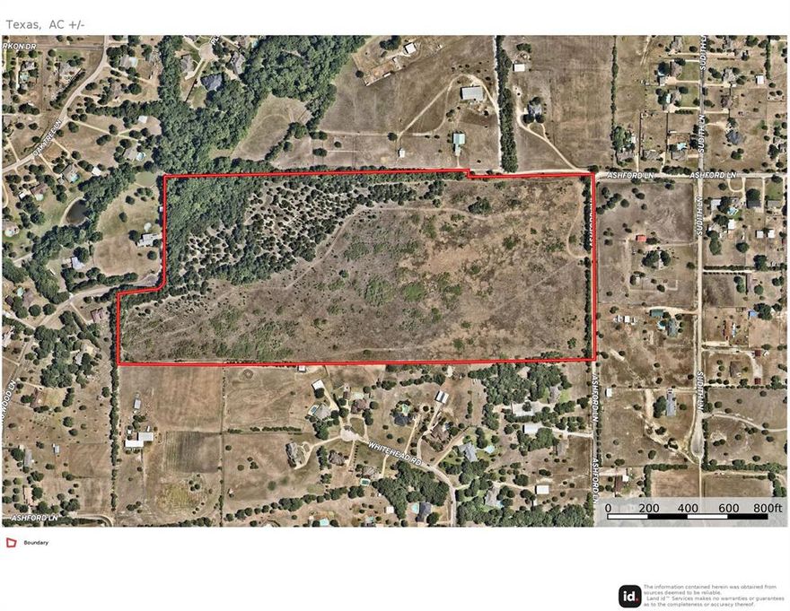 One of a kind opportunity.  This well-located 48.3 acre tract is the perfect location for your very own retreat.  Frontage along Ashford Lane provides unique opportunities to dream big.  Ag exempt = affordable taxes.