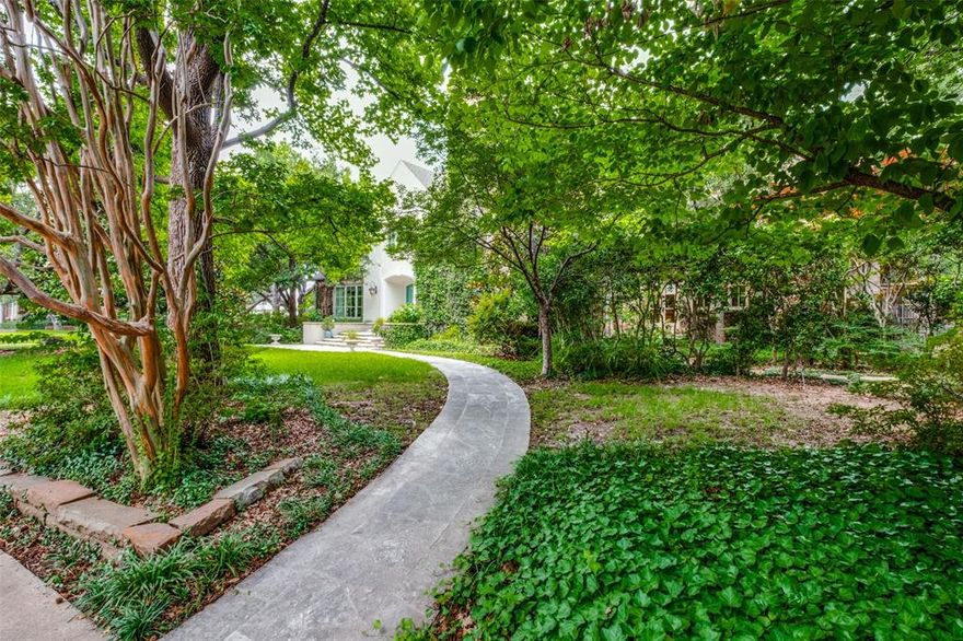 3616 Lexington is situated on a ~100 x 200 corner lot nestled under a canopy of Live Oak, Magnolia & Sweetgum trees. This rare interior location in deep Highland Park offers a tranquil retreat just steps from some of HP's most admired parks, community pool, Katy Trail & Knox-Henderson. Built in 1966, the home has been renovated over the years & is ready for a new owner's touch. A gracious entry welcomes you home, flanked by a formal living room and a more casual room w. adjacent sunroom looking out to lush landscaping. Also downstairs are a lg. family room w. wet bar, beautiful dining room & an oversized bedroom. You will love the spacious chef's kitchen w. wood-topped center island, high-end appliances & breakfast area. The upstairs primary suite boasts an adjoining sitting area w. his & her baths. Completing the upstairs are 4 beds with Jack-Jill baths. The backyard retreat is a site to behold with lush trees, an expansive covered porch & an oval pool with natural rock water feature.