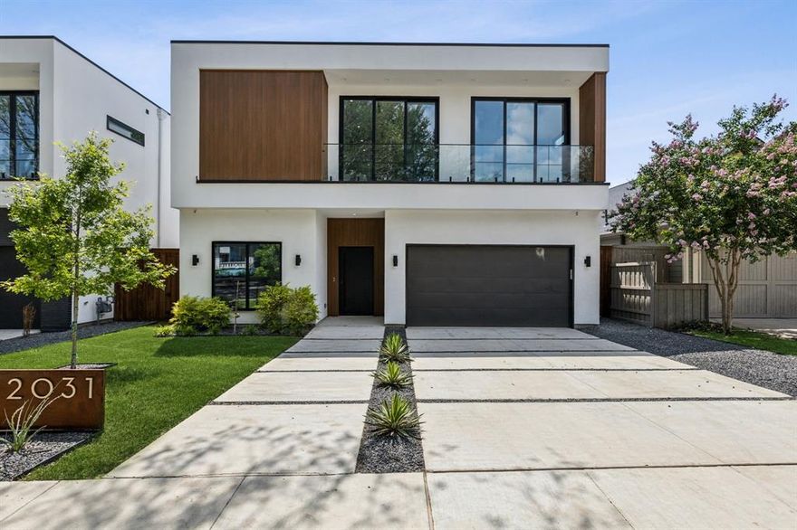 Welcome to 2031 Cullen Ave, a striking contemporary home located in the heart of the highly desirable Lower Greenville areaoffers a perfect blend of modern elegance and high-end finishes. Step inside to an expansive open-concept layout featuring soaring ceilings, abundant natural light, and gorgeous wide-plank hardwood floors. The gourmet kitchen is a chef’s dream, custom cabinetry, a massive waterfall marble island, premium stainless steel appliances, and ample storage. Flowing seamlessly into the spacious living and dining areas, this home is designed for effortless entertaining.
The luxurious master suite includes a spa-like bathroom with a freestanding soaking tub, a large walk-in shower, and dual vanities surrounded by exquisite marble finishes. Each additional bedroom offers generous space and comfort. Outside, you’ll enjoy a private backyard, perfect for outdoor gatherings and relaxing
The property also includes a 2-car attached garage and energy-efficient features throughout.