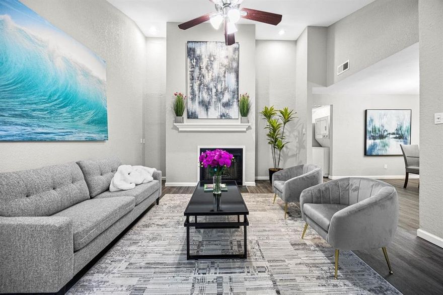 Looking for a good INVESTMENT? Located in the Junius Heights Historic District, this updated condo offers 1099 square feet of comfortable, well-designed living space in one of Dallas’ most charming neighborhoods. The floor plan is open and functional, with 12-foot ceilings in the living room that add a sense of space and light. It’s an easy place to relax or host friends, with plenty of room to gather, dine, and unwind.
Recent updates include vinyl plank flooring throughout, granite kitchen counters, quartz bathroom vanities, updated tile, and all-new fixtures and lighting (2020). The primary suite includes a walk-in closet, vaulted ceilings, and access to a large private balcony—shared with the second bedroom. Both bathrooms have been tastefully remodeled, and the kitchen is well-equipped with stainless steel appliances and ample counter space.
Additional upgrades include a new HVAC unit (2022), smart thermostat (2025), radiant barrier and attic insulation (2023), and full exterior siding and roof replacement completed by the HOA in 2023. Water and sewer are also covered by HOA dues. The unit comes with two garage parking spaces and a private storage room.
Junius Heights is known for its tight-knit community and active neighborhood HOA, which hosts events throughout the year. Just down the street is the beloved Garden Café, and the condo is conveniently located across from a family owned local grocery store. You're also just minutes from Lakewood, Downtown Dallas, Lower Greenville, and Deep Ellum.