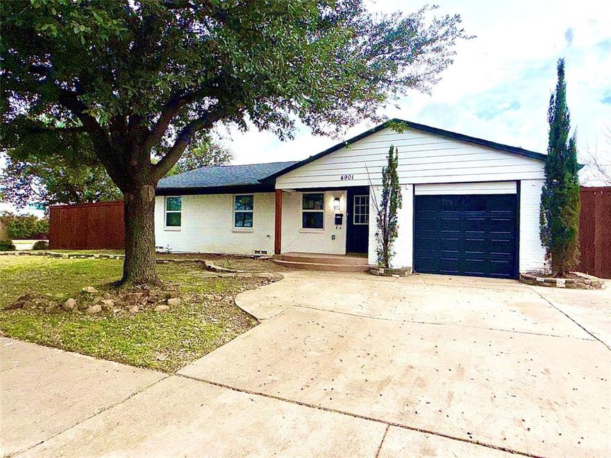 Beautifully remodeled 3 bedroom, 2 bath home situated on a spacious corner lot in Fort Worth,Richland Hills. This property offers almost a quarter-acre of land with a private, gated backyard featuring an electric gate for added security and convenience.
Major updates include a new roof, foundation, electrical, plumbing, and completely renovated kitchen and bathrooms, along with modern finishes throughout. The home also features a 1 car garage and thoughtful upgrades from top to bottom, making it truly move in ready.
With its large lot, extensive renovations, and prime corner location, this home is a rare find offering both comfort and privacy.  
Buyer and their agent are responsible for verifying all information included and not limited to sq ft, repairs, schools and property taxes