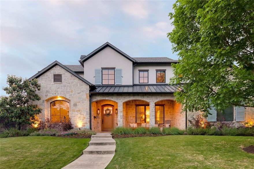 Timeless traditional design tucked away on a quiet picturesque cul-de-sac steps from Lakewood Park & White Rock Lake.Custom built by Michael S Wilson,this breathtaking home is an is an exemplary example of the finest craftsmanship & detail.Classically designed interiors layered with subtle detail & high-end finishes at every turn.Thoughtful floor plan with a wonderful flow.Swoonworthy kitchen showcases Taj Mahal quartzite,Anne Saks tile,& Thermador appliances with 2 dishwashers.Formal study boast vaulted wood planked ceiling.Unique second study located off the mud room.Upstairs game room + versatile secondary play space or gym.Primary retreat offers a tranquil experience both inside & out with a private terrace.Spacious secondary bedrms each feature an en-suite bath & walk-in closet.Breathtaking backyard backs to a green belt providing unobstructed tree lined views & great privacy.Enjoy covered outdoor living with fireplace+large grass backyard+pool & spa+putting green.Oversized garage