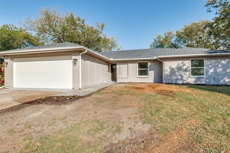 BEAUTIFUL FARMERS BRANCH HOME! 4 BEDROOM, 2 BATH. WITH NEW CABINETS, NEW QUARTZ COUNTER TOPS, DECORATIVE BACKSPLASH AND NEW STAINLESS STEEL APPLIANCES. NEW FLOORING, FRESHLY PAINTED INSIDE AND OUT, DESIGNER TILE IN BATHROOMS. BIG BACK YARD READY FOR OUTDOOR GATHERINGS. CLOSE TO AMAZING PARKS, WAY TOO MANY UPDATES TO LIST!!. COME SEE THIS ONE TODAY!