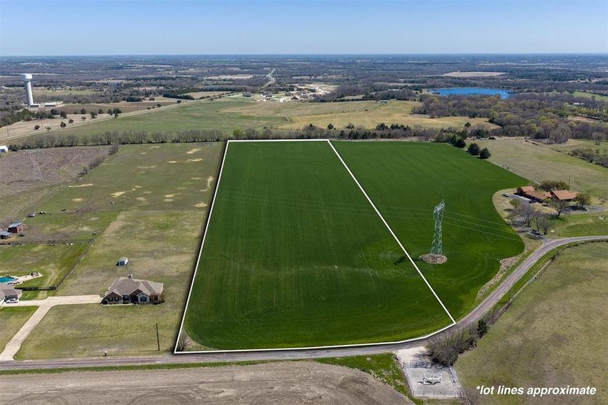 Beautiful build site for your forever home or investment.  Its location, only about 1.5 miles east of Hwy. 75 and downtown Van Alstyne, provides the perfect combination of convenience and seclusion. Great neighbors.  Located in the highly regarded Van Alstyne school district.  Water and electric available.  No H.O.A. but deed restrictions safeguard your investment.  AG EXEMPT!  Crops stay until harvested.  The farmer would like to continue to farmland if you choose to hold. Perfect for residential.  South Grayson Water Co. reports a 6-inch water line on the west boundary.  Approximately 360 ft. of road frontage.  Excellent for private estate.  Will be deed restricted to residential use only.  There is an electrical transmission line easement that runs from northeast to southwest across the property.  The tower does not appear to be within the south property line.  Information provided is deemed reliable but not guaranteed.  Buyer must do their own due diligence.