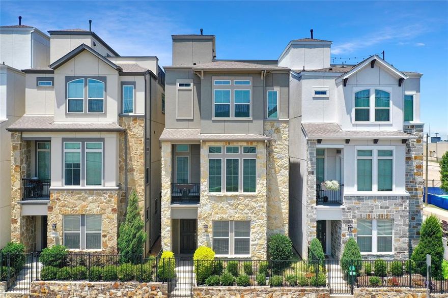 EXQUISITE 4 STORY, 3 BEDROOM, 3.5 BATH HOUSE WITH ROOFTOP PATIO IN WEST KESSLER HEIGHTS WITH QUAINT PRIVATE PARK OUT BACK. This gorgeous home is nestled in West Kessler Heights and just a short drive to Downtown, the Bishop Arts District, and Stevens Park Golf Course, with easy access to I35 and I30. 1st Floor is 2 Car Garage, Oversized Guest Suite with Ensuite Bathroom. 2nd Floor is Open and Spacious with Large Living are that overlooks the Tree Covered Park + Firepit downstairs. A Kitchen designed for Entertaining with GE Cafe Stainless Steel Appliances including Gas Cooktop, Oven, Dishwasher, In-cabinet Microwave, Samsung Refrigerator, tons of White Quartz Counters + Oversized Piano shaped Island. 3rd Floor Primary Suite with Bathroom featuring 2-person Tub and 2-person Shower and Guest Suite with Full Ensuite Bathroom. 4th Floor is your own Private Rooftop Patio with Partial views of the Downtown Dallas Skyline and Gas Line for a grill. Easy Approval process. Managed by a professional Company as you can tell by the photos and description so rest assured you will have a great experience here. 3D Tour and floorplan available online. This home is available for immediate move-in and easy to apply for by scanning the QR code in the last photo or in the house.