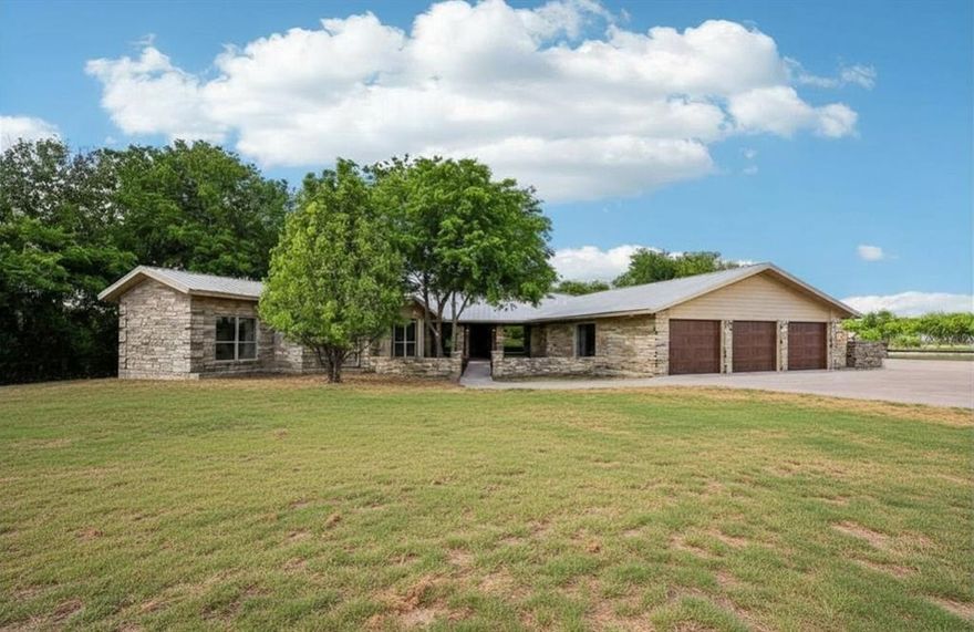 Just WOW! You have got to see this completely remodeled, truly one-of-a-kind home that blends luxury, style, and functionality in every detail. From the moment you walk in, you’ll be captivated by the expansive living area, open dining space, and a hidden “secret door” leading to a versatile flex room—perfect for a media room, game room, or private retreat.

The home showcases a rich and elegant design with a stunning dark green & copper color palette carried thoughtfully throughout. No detail was overlooked in the renovation, featuring high-end appliances, all-new windows & doors, and quality upgrades that make the entire home feel brand new. Huge windows throughout flood the home with natural light, creating a bright and inviting atmosphere in every room.

Situated on a rare 1.2-acre lot in the heart of the DFW metroplex, this property offers the perfect balance of privacy & convenience within an exclusive gated community of just 17 custom homes. Enjoy peaceful estate-style living while being minutes from top rated schools, premier shopping, dining, & major highways.

Designed for both relaxation and entertaining, the home features large covered patios on three sides, along with a beautiful courtyard that creates a true outdoor oasis. A privacy fence is currently being completed around the backyard, adding even more seclusion and usability to the outdoor space. Inside, you’ll find 4 spacious bedrooms, 3 full bathrooms, 2 living areas, and 2 dining spaces, along with a huge pantry and a luxurious spa-like primary suite complete with a massive walk-in closet.

The property also includes a 3-car garage, with 1 bay set apart from the others, making it an ideal space for a workshop, hobby area, or additional storage. The fireplace is wood-burning but already has gas lines installed—simply add a propane tank to easily convert it if desired.

This is more than a home—it’s a statement. Don’t miss your opportunity to own this exquisite property. WELCOME HOME!