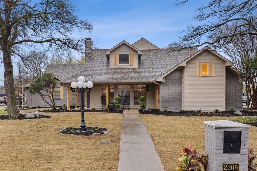 BACK ON THE MARKET DUE TO BUYER NOT ABLE TO OBTAIN FINANCING! Highly coveted neighborhood of Sachse South Estates with several incredible features! This lovely painted brick home with wrap around porch, sits on a wonderful lot that backs to horses, has been thoughtfully renovated for the buyer looking to entertain family and friends or spend relaxing time on the covered patio. Floorplan fits first time home buyers or the work from home buyer. Updated kitchen, new appliances, stunning bathrooms, paint, flooring, lighting, & hardware are some updated features.  The master bath is luxurious with huge walk in shower, built ins and walk in closet. The mud room and private office room are ideal for homework space or work from home office! Finished out SHE SHED with new heat & air system is perfect for home office, studio, workout room, game space, you name it! This one is a show stopper! CAST IRON PIPES REPLACED WITH PVC! Foundation work completed, see documents. Do not miss this one!