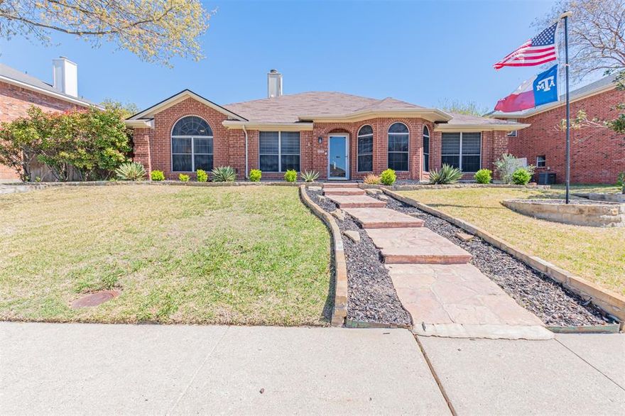 Welcome to this beautiful fully remodeled ranch-style home, where modern updates meet timeless charm. Featuring 4 spacious bedrooms, 2 bathrooms, and a dedicated office, this home offers the perfect blend of functionality and comfort. The open-concept floorplan creates a seamless flow, ideal for entertaining or everyday living, while the additional flex space provides endless possibilities—playroom, gym, etc. Step outside to enjoy the covered patio, perfect for relaxing or hosting gatherings year-round. This move-in ready home truly has it all! This home is minutes from Downtown Rockwall(shopping and restaurants) and there are also walking trails around Caruth Lakes and Phelps lake community pool. This home is calling your name. Schedule your showing today!