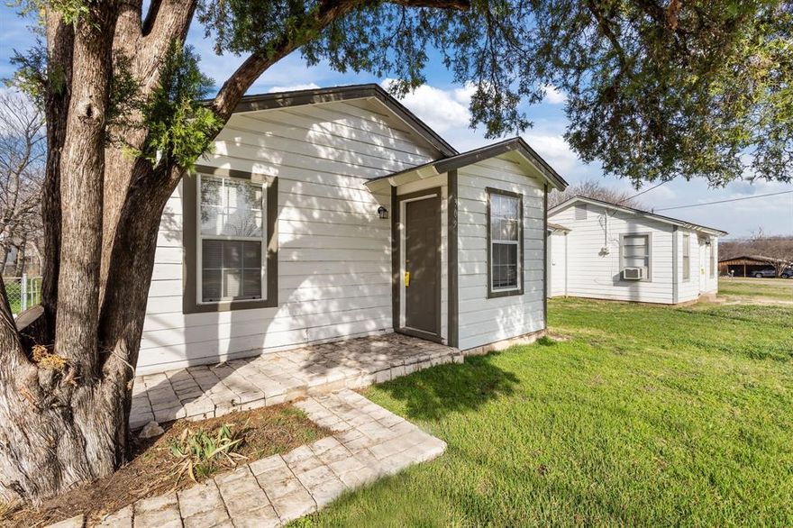 Affordable homeownership opportunity or strong cash-flow investment in the heart of White Settlement. This home offers comfortable, low-maintenance living at an accessible price point — making it ideal for a first-time buyer, downsizer, or investor seeking steady rental demand in a high-growth area.

One of the standout features of this property is the rare double lot, creating an oversized, fully fenced backyard with exceptional space and flexibility. Whether you envision room for pets, gardening, entertaining, future expansion, or simply enjoying added privacy, the additional lot depth provides value that’s increasingly difficult to find at this price point.

Located just minutes from IH-820, this property provides quick access throughout Fort Worth and Tarrant County while still being tucked into an established neighborhood. Veterans Park and Central Park are virtually across the street, offering walking trails, ballfields, playgrounds, Splash Dayz waterpark, pond, picnic areas, and the Pecan Cove Convention Center — an amenity-rich setting that enhances both lifestyle and rental appeal.

The west Fort Worth – White Settlement corridor continues to experience ongoing redevelopment and growth, with convenient access to major shopping, dining, and entertainment along Alta Mere Dr and near Ridgmar Mall. Whether you’re looking for an affordable place to call home with extra outdoor space or a strategically located rental property with long-term upside, this property checks the boxes.

Investment Opportunity: This property can be purchased individually or as part of a package including 313 Hallvale Dr (MLS 21185130) and the adjoining build-ready corner lot at 8707 Ronnie St (MLS 21133583). Rare chance to control three neighboring properties in a location with strong growth fundamentals — ideal for investors looking to expand their footprint or execute a larger redevelopment vision.