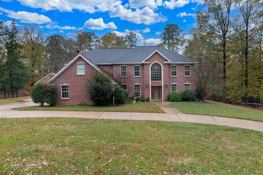 This expansive home offers over 4,000 square feet of beautifully designed living space. The large open living area features tall ceilings and stunning windows that fill the room with natural light. The living room flows seamlessly into the eat-in kitchen, which connects effortlessly to the formal dining room. A second formal living space sits off the front entry, offering versatility for entertaining or relaxing.

There is a private office or it can be a 5th bedroom with an attached full bathroom. The bathroom is also connected to the hallway which provides the perfect setup for working from home and also serves as a convenient guest bed and bath.

Upstairs, you’ll find four spacious bedrooms, two full bathrooms, and an incredible movie room—ideal for family nights and entertaining.

The primary suite is truly impressive, offering abundant natural light, a huge layout, and an ensuite bathroom complete with a walk-in closet, jetted bathtub, separate shower, and a seated vanity area.

Situated on 1.5 acres, the property includes a three-car garage and ample space for an RV or utility vehicle. This home offers the perfect blend of space, comfort, and functionality—inside and out.