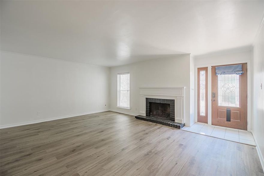 **Lowest price per sq. ft. in the community!** Beautifully updated two-story condo in the FHA-approved Prestonwood Country Club Condos, near Addison and adjacent to The Clubs of Prestonwood golf course. Low-maintenance living with excellent community amenities.

The spacious floor plan features living and dining areas downstairs, with both bedrooms upstairs for added privacy. Enjoy a cozy living room with a gas fireplace, an updated kitchen with stainless steel appliances, and a generous walk-in pantry. The utility room includes built-in cabinets for added storage.

Upstairs, the oversized primary bedroom features a large walk-in closet, while the guest bedroom offers its own walk-in closet and a private full bathroom. Additional highlights include a large covered patio with a ceiling fan and privacy fence, plus two assigned parking spaces conveniently located right in front of the unit.

Recent updates include brand-new luxury vinyl flooring downstairs, new carpet on the stairs and throughout the upstairs, fresh interior paint throughout, and updated electrical fixtures and door hardware.

The HOA covers central heating, air conditioning, and hot water, as well as exterior maintenance and landscaping, trash pickup, pest control, and common plumbing. A blanket insurance policy for the exterior is included, so the buyer only needs contents insurance. No HVAC or water heater maintenance is required—it's all handled by the HOA. Residents pay a monthly prorated utility share based on unit size. With one shared meter for water, electricity, and gas, there’s no need for utility transfers.

Community amenities include a pool, clubhouse, laundry facility, and on-site management. For more information, including bylaws, leasing guidelines, and HOA vs. owner responsibilities, visit the Prestonwood Country Club Condo Association website.