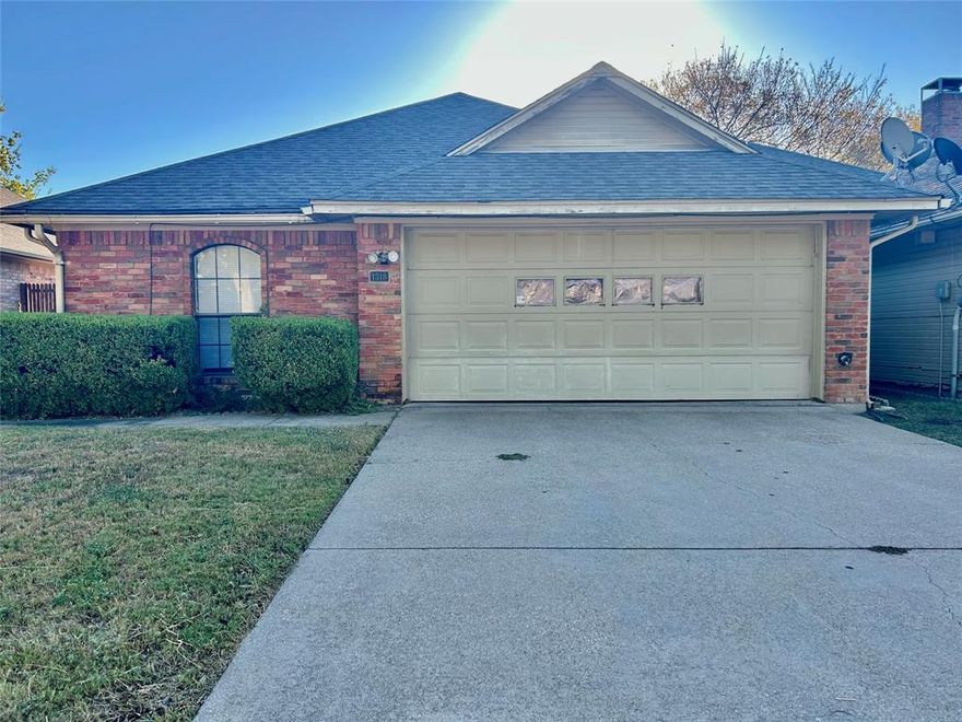 Well-maintained and move-in ready, this 1,400 sq. ft. duplex is nestled on a peaceful street in Duncanville. The home features a spacious living room with a cozy wood-burning fireplace, seamlessly connected to a generous dining area, perfect for entertaining.
The split bedroom floor plan offers privacy and comfort. The primary suite boasts a large closet with built-in shelving and an ensuite bath complete with a garden tub and separate shower. The second bedroom is also generously sized, offering ample closet space.
Step outside to a large covered patio just off the living room, ideal for relaxing or outdoor gatherings. Additional highlights include a dedicated laundry room with storage space, room for a full-sized washer and dryer, and a 2-car garage.