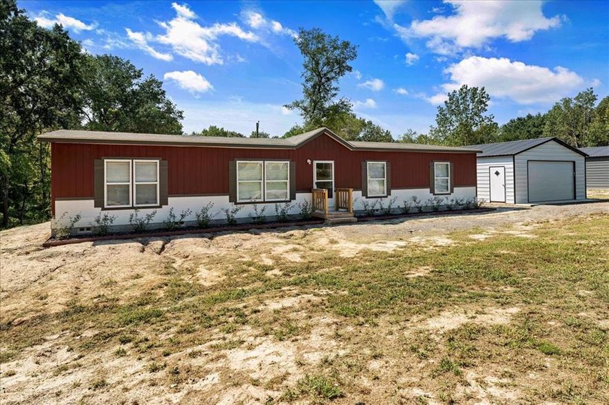 ASK ABOUT SELLER CONCESSIONS! Discover your dream home in the heart of East Texas! This charming property at 4780 County Road 4509, Athens, TX, offers a perfect blend of rural tranquility and modern convenience. Nestled on a spacious lot, this home provides ample space for relaxation and outdoor activities, all while being just minutes from the vibrant amenities of Athens.

Property Highlights:

Bedrooms & Bathrooms: 4 bedrooms, 2 bathrooms

Living Space: Approximately 1,860 sq. ft. of well-designed living area

Lot Size: 2.879 acres of open and wooded land, ideal for gardening, recreation, or future expansion

Features:

Open-concept living area with abundant natural light

Modern kitchen with stainless steel appliances 

Spacious master suite with walk-in closet and en-suite bathroom

Additional Amenities:

Detached two-car garage with extra storage space

Energy-efficient windows and HVAC system

Location: Conveniently located just 10 minutes from downtown Athens, with easy access to schools, shopping, dining, and recreational opportunities, including nearby Lake Athens.

This property is perfect for families, retirees, or anyone seeking a serene escape with modern comforts. Don’t miss your chance to own a slice of East Texas paradise! Schedule a showing today to experience the beauty and charm of 4780 County Road 4509.