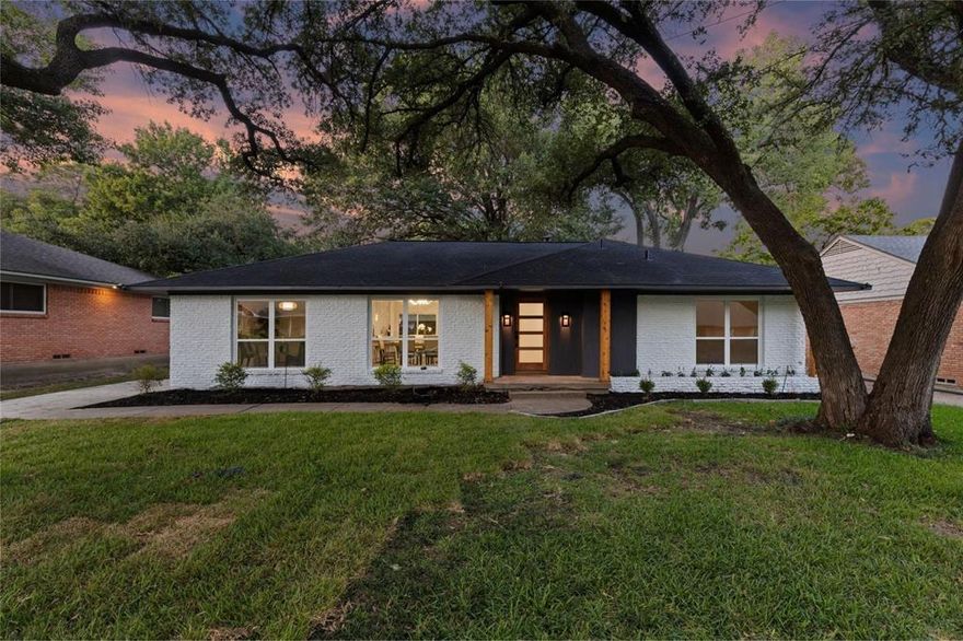 Discover this beautifully renovated home where modern updates meet timeless charm. Step inside to find hardwood flooring throughout, highlighted by abundant natural light and stylish decorative fixtures. The high-end kitchen is outfitted with a premium appliance package, including a 48-inch Zline double gas oven, making it perfect for both everyday living and effortless entertaining.

The luxurious primary suite features striking 24x48 shower tiles and an oversized shower with dual shower heads, creating a spa-like retreat you’ll love coming home to.

Major upgrades provide peace of mind for years to come: brand-new HVAC (2025), PVC plumbing throughout, tankless Reem water heater, updated electrical panel, and a fully insulated garage and attic.

Outside, curb appeal shines with a newly poured driveway, landscaped yard, and eye-catching cedar accents. A detached garage with additional room offers incredible versatility—perfect for guests, a private office, media room, or mancave.

Ideally located near some of Dallas’s best dining and shopping, this home is also minutes from White Rock Lake—where you can enjoy running, biking, rowing, kayaking, or paddleboarding—as well as the Dallas Arboretum and Botanical Garden. With a short commute to downtown, this home delivers the perfect balance of convenience, recreation, and style.