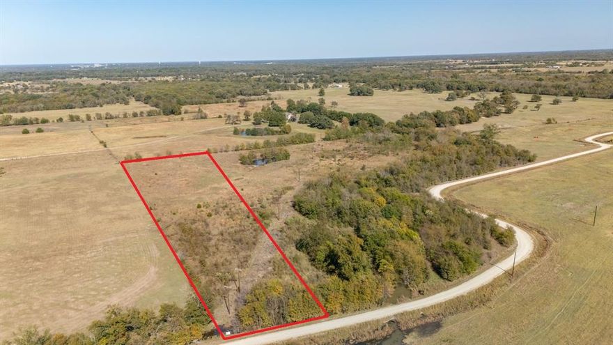 One of the best-priced tracts in Hunt County! This 3.5-acre property offers great potential for someone ready to build their dream home in the country. Located within Campbell ISD, it features gravel county road frontage, a nice rectangular layout, and partial fencing.

Property will be restricted to site-built homes only, including barndominiums, with a minimum of 1,200 sq. ft. of living space to help protect your investment. 

With plenty of space and an unbeatable price, this tract is an excellent opportunity for rural living or future investment.