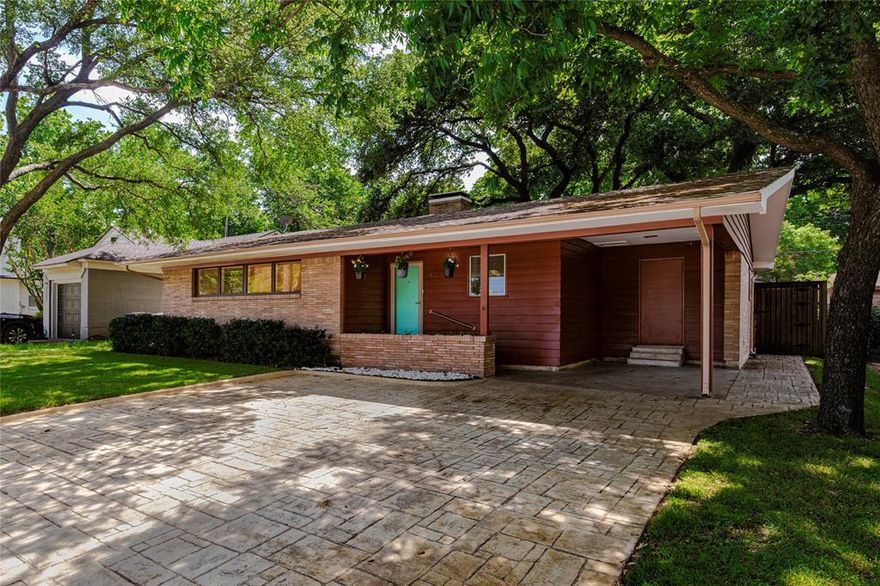 4311 Skillman is a rare opportunity for you to lease an award-winning architect-designed mid-century modern home.  Throughout the home are top-of-the-line details such as mahogany paneling and trim, custom built mahogany cabinetry, quarter sawn oak floors, and built-in closet storage in each of the 3 bedrooms. The entrance and hearth feature Vermont slate, and the repurposed hand-cleaned Roman brick fireplace are all true to mid-century style. In the kitchen you'll find original Miller metal kitchen cabinets - all meticulously restored to their original condition, and the original, fully-functional radiant heat Chambers oven. The tall living room ceiling gives the home a spacious, bright feel. The formal dining room is perfect for a home office, complete with built-in shelving. The backyard features professionally designed lighting and brick patio. The home has stayed in the same family since 1952 and was recently lovingly restored by the architect son of the original owner-architect.