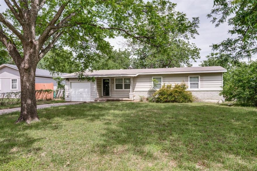 Tucked into the heart of Arlington, this charming small home offers an unbeatable location just minutes from AT&T Stadium and Six Flags Over Texas. Whether you're looking for a cozy primary residence, a convenient game-day getaway, or an investment opportunity, this property delivers both comfort and accessibility. Inside, you'll find a thoughtfully designed layout that maximizes space and functionality, featuring a bright living area, an efficient kitchen with ample cabinetry, and comfortable bedrooms that provide a relaxing retreat. Natural light flows throughout, creating a warm and inviting atmosphere. Step outside to enjoy a manageable yard—perfect for low-maintenance living, entertaining, or adding your personal touch. With easy access to major highways, dining, shopping, and Arlington’s top entertainment destinations, this home places you right in the center of it all. Don’t miss your chance to own an affordable home in one of Arlington’s most sought-after locations—schedule your showing today!