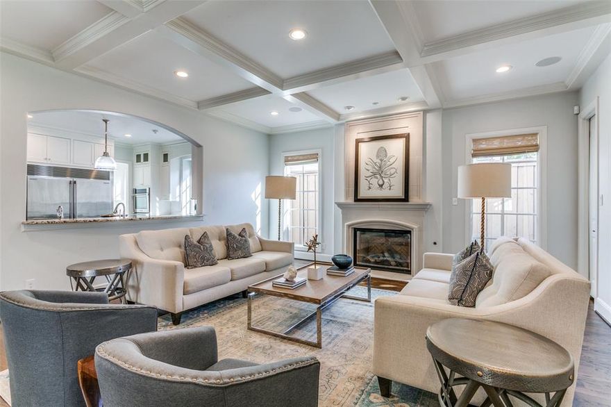 The timeless charm of a classic, center-hall design, constructed in 2014, merges with modern elegance in this home by Richard Drummond Davis.  The open floorplan creates an inviting ambiance that encourages continuous flow and interaction throughout the property. The heart of the home resides in gourmet kitchen with granite counters and impressive 8-burner Viking cooktop.  The primary bedroom suite on first floor is a sanctuary of luxury with windows overlooking the backyard, lavish marble bathroom, and oversized walk-in closet.  Upstairs holds 4 ensuite bedrooms with walk-in closets, a large game room, and a bonus room that could be media room, exercise room, or office. Practicality meets convenience in the oversized, upstairs laundry room which boasts ample storage, sink, dishwasher, and full-sized refrigerator.  Large back porch accommodates built-in grill and fireplace, plenty of room for seating as well as space for dining table for al-fresco entertaining.