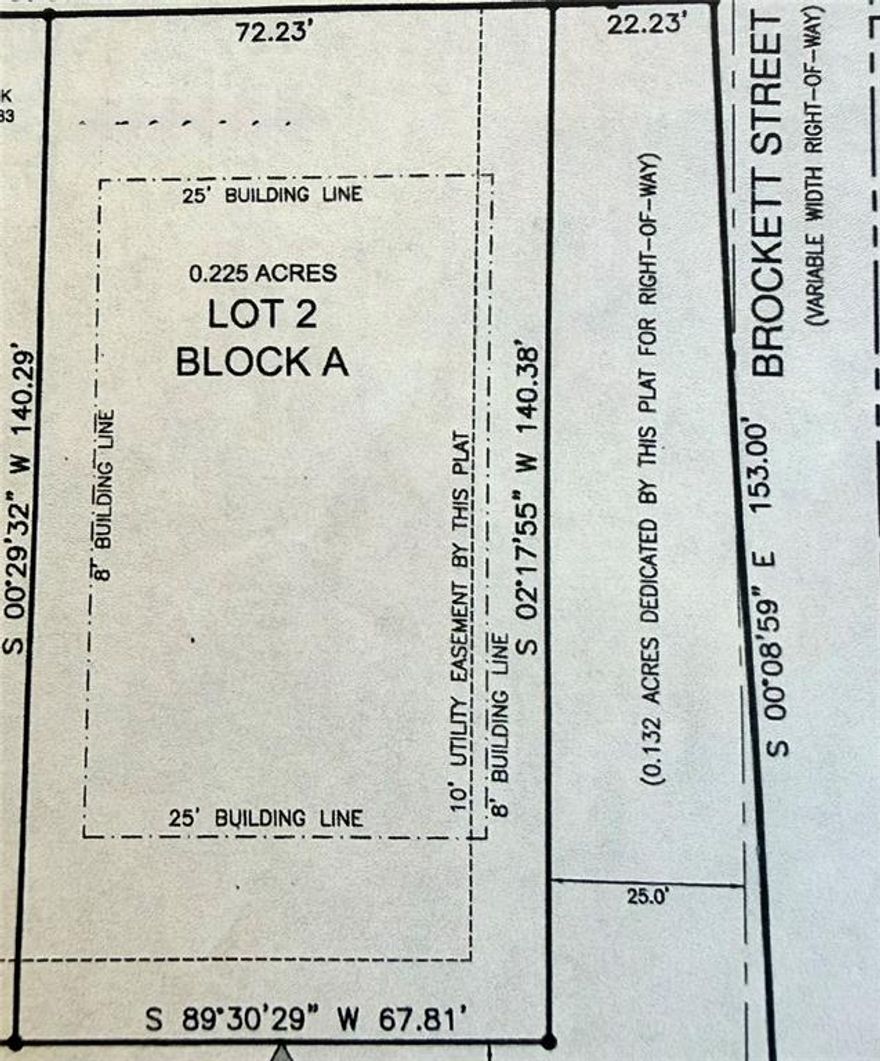 TO SETTLE ESTATE .....Once in nearly a century to own and build on never developed newly platted .225 of an acre corner lot in the heart of historic Aubrey with NO HOA! Land has been in same family for decades. Be mesmerized by the potential and and opportunity. Move Fast! Won't Last!