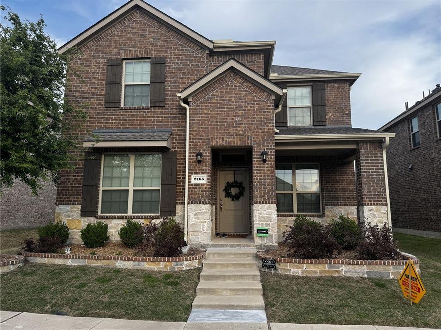 Professionally cleaned, absolutely stunning home with 4 bed and 3 bath with an open and spacious floorplan with great natural light & soaring ceilings. The downstairs split bedroom and full bath make this a perfect in-law or multi-generational home. Ease of entertaining is at hand with the flow from living to dining and island kitchen with breakfast bar, coffee station, SS appliances, gas stovetop, & ample storage for any chefs delight! Upstairs you will find the Primary retreat with en-suite, large walk-in closet, and two secondary bedrooms. There is also an open Game room that is pre-wired, & the utility room. Everything you need is at hand. The backyard has a wonderful covered patio for relaxation & a low maintenance yard for pets and play. Community amenities include swimming, tennis, walking trails, pool, & more. Imagine being steps away from Lewisville Lake & enjoying strolls in the moonlight & picnics on the weekend. Perfect location & amenities for you and your family!