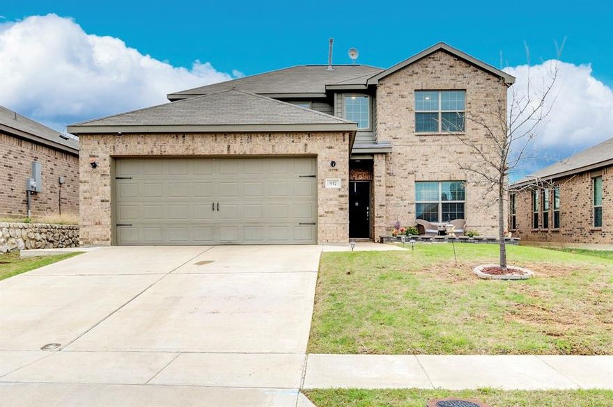 Welcome to 917 Clark Drive in Shaw Creek Ranch, a well maintained two story home offering 4 bedrooms, 2.5 bathrooms, and over 2,500 square feet of living space in Ellis County.
Built in 2021, this Ferris TX home features an open concept layout designed for comfortable living and entertaining. The kitchen is the heart of the home with granite countertops, a gas cooktop, and a full appliance suite, all overlooking the spacious living and dining areas. 
The primary suite is located on the first floor, offering privacy along with a dual sink vanity and large walk-in closet. Upstairs you'll find three additional bedrooms and a versatile game room or second living area, perfect for movie nights, a playroom, or home office.
Additional features include luxury vinyl plank flooring, central heating and air, smart home features, and a two car attached garage. The backyard is fully fenced with a tall wood privacy fence and space for pets, outdoor entertaining, or future landscaping. 
Located in the Shaw Creek Ranch neighborhood and served by Ferris ISD, this home offers the charm of small town living while remaining a short drive to shopping, dining, and commuting routes into Dallas, Midlothian, and the surrounding DFW Metroplex.

If you're searching for Ferris TX real estate, Ellis County homes for sale, or affordable homes near Dallas with space for everyone, this home is one you won't want to miss.