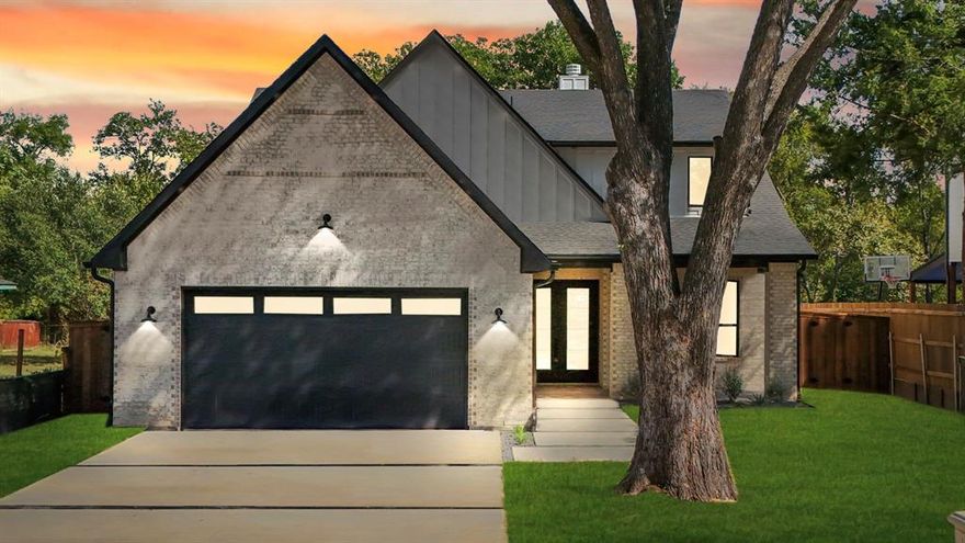 Move into this beautiful home before the end of the year! Modern-farmhouse living is now available in West Dallas, near Trinity Groves. This 4 bedroom, 3.5 half bathroom home sits on a third of an acre - larger than most single-family properties in the area. This open-concept construction is suitable for entertaining your guests, as the main living areas are flawlessly connected. Kitchen appliance package includes a gas range with its vent hood, microwave drawer, and a dishwasher with its disposal. A wet bar is a part of the living room, which has a sink and beverage cooler within its cabinetry.   
The primary bedroom is positioned at the rear of the home, glimpsing the oversized rear covered patio and backyard. The en-suite primary walk-in closets feature customizable frames while the bathroom showcases designer tile selections at both the bathtub and standing-shower areas, plus a custom white oak double-sink vanity. 
Some of the upgrades consists of the dedicated electrical vehicle power outlet in the garage, a gas-powered tankless water heater, and multiple power outlets on the soffits in which lighting fixtures and security cameras can be used. Energy savings are possible due to the selected windows and 100% spray foam encapsulation. Both the front and back yards are outfitted with a French drain system and are fully-irrigated with sprinklers. 
Builder is offering concessions with competitive offers! Ask about the promotional mortgage lender credit.
A 1-2-6 year third-party structural home warranty is included with the home. 
This property is located in FEMA Zone-X low risk flood zone; flood insurance is not required.
Downtown Dallas is a 10 minute drive east and Dallas Love Field airport is 15 minutes away, virtually down the street for both areas.