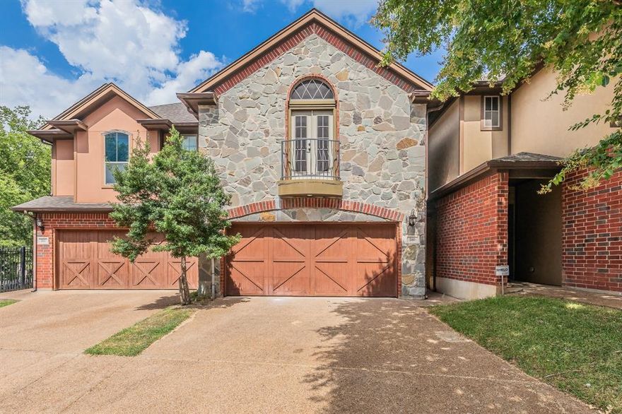 Welcome to your dream townhome nestled in a secure gated community in the heart of Hurst. This charming abode boasts 2 spacious bedrooms and 2.5 well-appointed bathrooms spread across two inviting living areas.  Upstairs, you'll find the bedrooms, each with its own bathroom, offering privacy and comfort. The bonus game room adds a fun element, perfect for entertainment or a cozy family night in.  Downstairs, a modern kitchen awaits, complete with stainless steel appliances and sleek granite countertops, ready to inspire your inner chef. A convenient half bath is also located on this level.  One of the standout features of this home is the maintenance-free living it offers. The Homeowners Association takes care of all outdoor maintenance, including mowing the front and backyard, roof upkeep, and even exterior pest control.  The townhome features two living areas, one on each floor, providing ample space for relaxation and entertainment.  Other great features are Bosch tankless water heater, solar screens and radiant barrier.  Location is key, and this townhome has it in spades. Situated close to highways, shopping centers, and a variety of restaurants, convenience is just a stone's throw away. 

This townhome is more than just a house; it's a lifestyle. Don't miss out on this opportunity to experience comfortable, carefree living in a fantastic location.