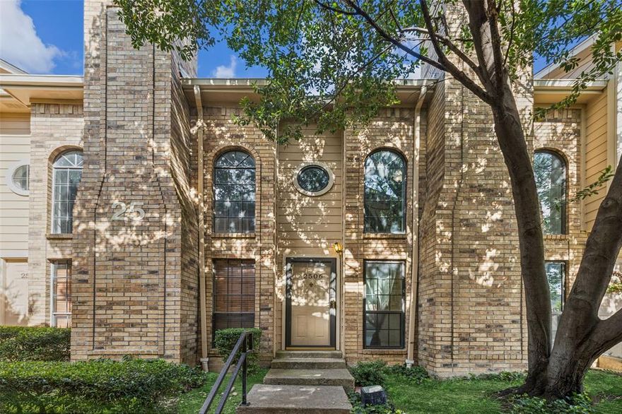 This is newly remodeled 1 bedroom, 1.5 bath condo is all about the location and low-maintenance lifestyle! Nestled in a gated community, offering wonderful community amenities that include a clubhouse, pool, and lake area to enjoy evening strolls with the fur babies. Once inside, you will find a bright and open living area with high ceilings, wall of windows, cozy wood burning fireplace, and on-trend flooring that will accent any décor! There are two dining areas and a beautifully updated kitchen equipped with stainless steel appliances, sleek granite countertops, and crisp white shaker-style cabinetry. The upstairs primary suite ensures privacy, while the open loft area provides the perfect space for a game room, home office, or tailor to your needs. Assigned covered parking space.  Quick access major highways, UTD, and a multitude of nearby restaurants, shopping, and trendy hot spots!