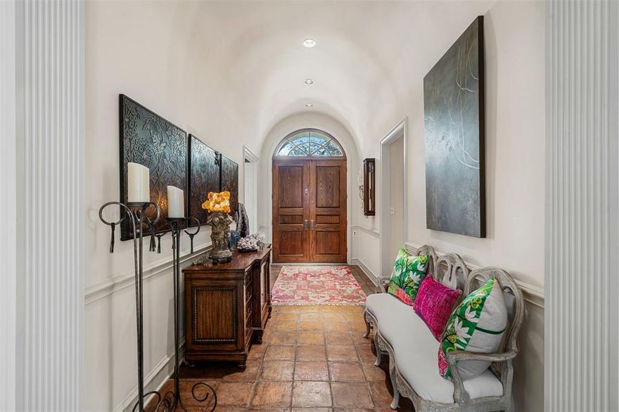 Set within the exclusive gated Sarita Park section of Overton Park on a quiet cul-de-sac, this spacious and light-filled 4-bedroom, 4-bath home offers over 3,900 square feet of refined living. Designed for both comfort and style, the home features soaring ceilings, floor-to-ceiling windows, and multiple living and dining areas with seamless flow for entertaining. The chef’s kitchen is appointed with granite countertops, stainless steel appliances, a center island, and extensive cabinetry, complemented by a butler’s pantry and wet bar. A sunny breakfast nook and built-in display shelving enhance the open-concept layout. The primary suite boasts dual walk-in closets and a luxurious bath with separate vanities, soaking tub, and shower. Three additional bedrooms, each with its own en suite bath, provide flexibility for guests or a home office. A versatile fourth bedroom—with French doors opening to the pool—can serve as a private retreat, study, or additional living area. Upstairs, a loft bedroom and sitting area add bonus living space. Enjoy outdoor living year-round with a private covered patio and a heated pool, each offering its own dedicated entertaining space. Other highlights include a 2-car garage, sunroom, and ample storage. Zoned for Overton Park Elementary and minutes from Tanglewood, TCU, and the Trinity Trails, this is a rare opportunity to own a turnkey property in one of Fort Worth’s most private and secure neighborhoods.