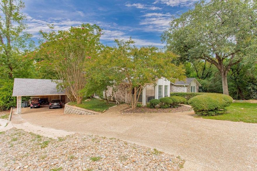 BEAUTIFUL IN GROUND POOL!! PRICED BELOW APPRAISAL VALUE!! Beautiful 3-2-2 plus office in the highly sought after community of Hideaway Lake. Large sunken family room has lovely woodburning fireplace, built-ins, and ceiling fan. Second living faces the backyard and is a great flex space. A great home office with lots of windows offers great lighting, and could be used as a fourth bedroom. The formal dining flows into the beautiful kitchen which features a gas cooktop, tons of workspace, an island, coffee bar, panty area, and easy to maintain concrete countertops. A breakfast nook with bar area completes the kitchen. Home features a split floorplan with two bedrooms which share a jack and jill bath with separate sink areas. The primary bedroom is a very private space with a completely updated ensuite, which features a large soaking tub, walk in steam-sauna shower, marble countertops, double vanities, recess lighting, and large walk in closets. There is a covered porch on the front of house large enough for porch swing and extra seating. But the real fun happens out back where you will find a lovely deck overlooking a beautiful new Gunite Pool in a very private back yard. Improvements are many, including fresh paint throughout the house, gas stove-range, cottage shutters on front of the home, replaced HVAC for north side of house, replaced septic with grinder, automated sensors and tanks, expanded size of back yard by clearing brush, replaced fencing in back yard, replaced deck and added built in flower box, pool installed with pump, and filter, and replaced garage door. Enjoy all the amenities of Hideaway with 3 lakes for fishing and boating. Three 9 hole golf courses, adult and community swimming pools, plus a sandy beach with an area to swim in lake. Beautiful parks for the children, plus tennis courts and pickle ball courts. Clubhouse with great food! MOVE IN READY! Come Tour today, you will love this unique home!!