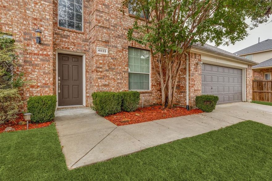 Welcome to the Villages of Woodland Springs, one of North Fort Worth’s most vibrant, amenity-rich communities, proudly served by the award-winning Keller ISD. This neighborhood is designed for connection, convenience, and an active outdoor lifestyle. With 6 sparkling pools, 15 scenic ponds, over 93 acres of greenbelts, and miles of walking and biking trails, residents enjoy endless ways to relax, recharge, and explore. The newly renovated Amenity Center on Timberland Blvd is a standout feature-offering a full state-of-the-art kitchen, 12 rectangular tables, 10 round tables, and seating for 80. It’s available for residents to reserve and is ideal for celebrations, and gatherings. Recreation is at your doorstep with sand volleyball courts at Bray Birch Park, the Amenity Center, and near Wolfcreek. Basketball half courts can be found at Slide Pool Park and the Old Denton Pool, and tennis pickleball players will love the court at Slide Pool Park. The community’s active Events Committee hosts year-round activities, bringing neighbors together and enhancing the sense of belonging. Nature lovers and outdoor enthusiasts alike will appreciate how easy it is to step outside and enjoy peaceful ponds, open green space, and shaded walking paths just minutes from home. Shopping, dining, and everyday conveniences are all close by, making this location as practical as it is picturesque. Just steps from all these amenities, 4833 Red Velvet Rd offers a beautifully maintained, move-in-ready home with fresh paint, updated flooring, a modern fireplace, granite-finished bathrooms, stainless steel appliances, gas cooking, and a large upstairs game room. The spacious primary suite includes a dual-sink vanity, soaking tub, separate shower, and an oversized walk-in closet. A massive fenced backyard provides endless possibilities for play, pets, gardening, or future enhancements. Experience community living at its best..where lifestyle, convenience, and comfort come together. Welcome home.