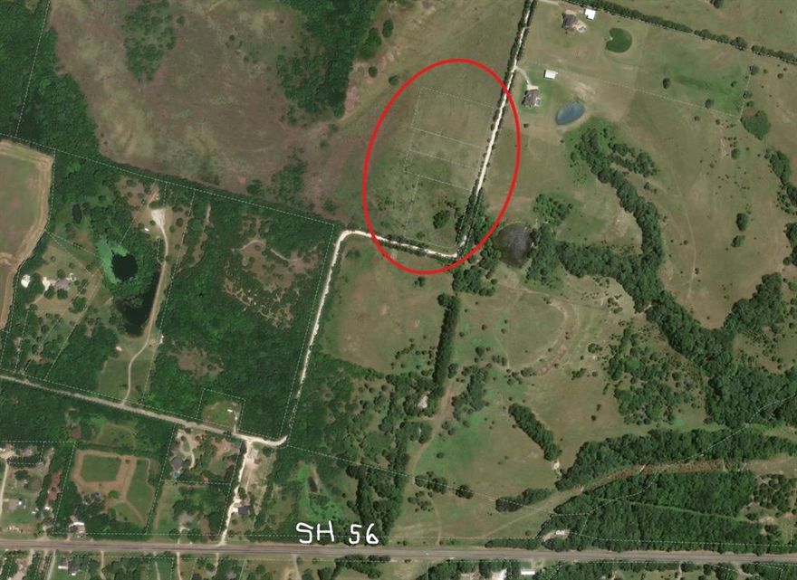 Looking for the perfect acreage for your new home?  This is it!  Conveniently located just a few miles outside Sherman city limits, this multi-parcel 6+ acre lot offers beautiful views and peaceful serenity.  Desirable but limited deed restrictions are in place to protect your homestead investment.  Co-op water and electric service this area, individual septic system is required by the county.  Approx. 775 ft road frontage on the east side of the property and approx. 275 ft on the south side.  Please register showing requests as noted in agent showing instructions. Be advised, land is in its natural state; dress accordingly and be prepared for brush, tall grass, rocks, uneven and(or) muddy ground surfaces, snakes, ticks, etc.  Cattle may be present on the land, do not attempt to approach cattle.  All info deemed reliable but not guaranteed.  Buyer and buyer's agent to verify any and all information.