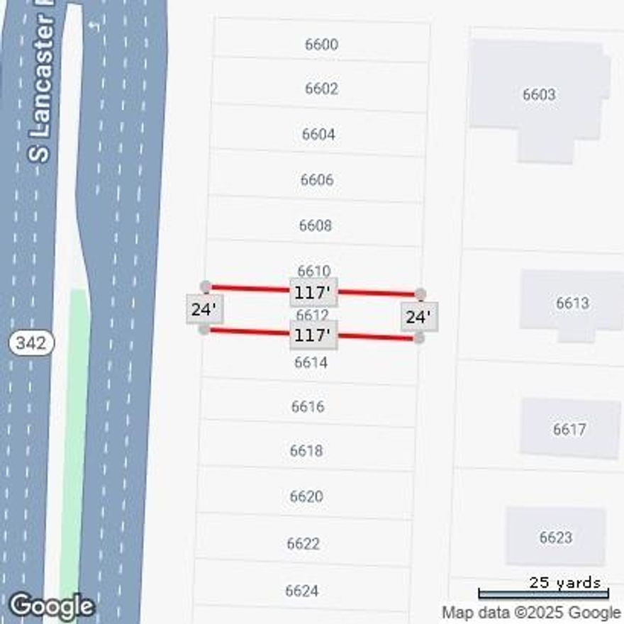 Perfect opportunity for investors, developers, or business owners looking to capitalize on growth opportunities. LOCATION LOCATION LOCATION! Blocks from the Dallas VA Hospital. Come build your new home on this lovely lot in a developing area, seize this rare opportunity in a booming area! 6618 S Lancaster is also for sale.