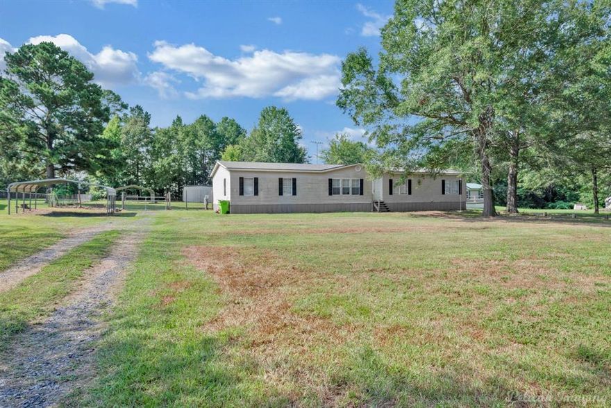 **SELLER IS WILLING TO HELP WITH CLOSING COST**Looking for room to spread out? This 3-bedroom, 2-bath home is easy to show and sits on almost an acre in peaceful Princeton, LA, giving you plenty of space inside and out. Step inside and you’ll find big, welcoming rooms with an open layout that makes everyday living a breeze. Two separate living areas give you options — host family and friends, or just kick back and enjoy a quiet evening. The kitchen flows right into the living spaces, so you’ll never miss out on the action while cooking. The primary suite is large and relaxing, perfect for unwinding after a long day. The two additional bedrooms are roomy too, making them great for family, guests, or even a home office. A handy utility room with its own sink adds extra convenience. Outside, you’ll love having almost an acre to call your own. There’s a huge storage building, shop with electricity (workshop, anyone?) plus a two-car carport to keep your vehicles protected. Whether you’re into gardening, projects, or just enjoying the fresh air, this property has the space to make it happen. Come see how easy country living can be — with all the comfort you need right at home!