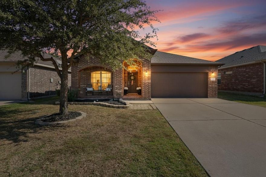 You will feel at home in this beautiful single-story 3-bedroom farmhouse home with an office. This home boasts arch doorframes, beautiful decorative lighting, open floorplan, and no carpet! The heart of the home is a spacious kitchen with new paint, backsplash and walk in pantry. This floorplan is perfect, an office in the front, split bedrooms, with the Primary bedroom in the back. Primary bathroom features his and hers vanities, garden tub, separate shower and walk in closet with extra hanging storage. The oversized backyard offers extended concrete and patio, perfect for entertaining, storage shed will remain. Home is located within walking distance to Boswell High School. This home is a must see!
